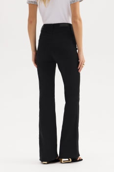 CALÇA JEANS FLOR DE LIS BOOTCUT