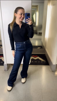 CALÇA JEANS PETIT FLARE