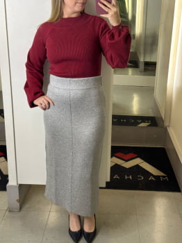 SAIA LÁPIS EM TRICOT